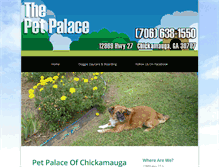 Tablet Screenshot of petpalacechickamauga.com